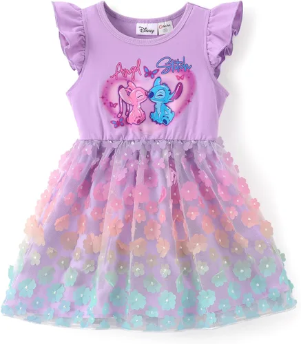 Miniatura 25 de Disney Frozen Elsa Princesa Cenicienta Ariel Jazmín Rapunzel Vestido para bebé/niña, Vestido de manga larga con volantes y superposición de malla