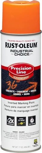 Miniatura 23 de Rust-Oleum 203023 Industrial Choice - Pintura en aerosol para marcado a base de disolvente invertido, 17 onzas, verde fluorescente