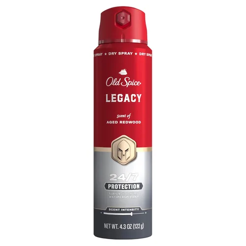 Miniatura 13 de Desodorante antiperspirante en aerosol seco Old Spice para hombres, 24/7 protección contra el sudor y el olor, 24/7 defensa contra el sudor
