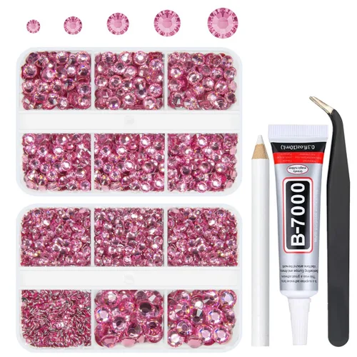 Miniatura 41 de qiipii Resina Metálica Plata Diamantes de Imitación con Parte Posterior Plana para Adornar Manualidades, Piedras Planas de 2mm-6mm, Gemas de Plata