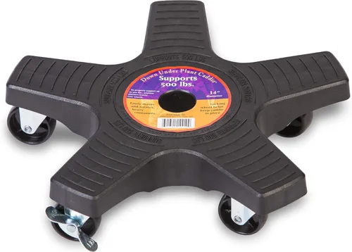 Miniatura 20 de Bosmere Soporte para Plantas de 16 pulgadas - Soporte Rodante para Plantas de Servicio Pesado con Ruedas con Seguro, Capacidad de 500 libras