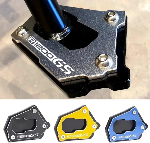 Miniatura 2 de Soporte lateral de motocicleta para B&MW R 1200 GS R1200GS LC 17-22 R1200 GS LC Adventure 14-22 Sport-Suspension Extension Plate (Color : 1)