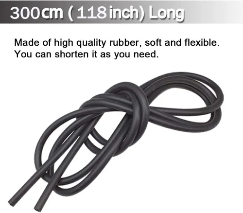 Miniatura 3 de Kit universal de manguera de líquido de boquilla para limpiaparabrisas de 9.8 ft con 12 conectores de manguera adecuados para la mayoría de tubos