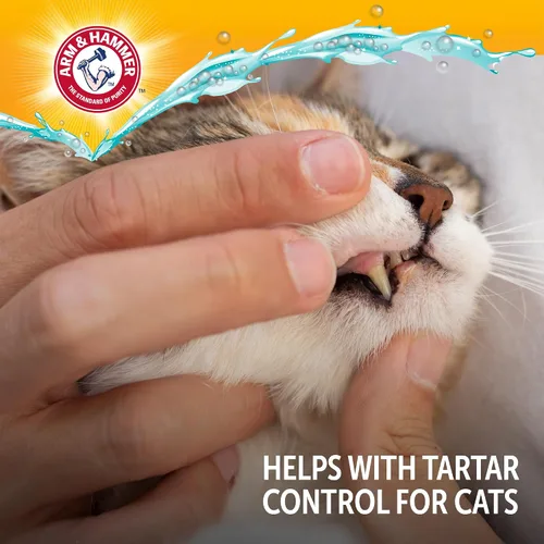 Miniatura 8 de Arm & Hammer Complete Care - Aditivo de agua dental para gatos, ambientador de aliento de gato y control del sarro, no requiere cepillado, fórmula