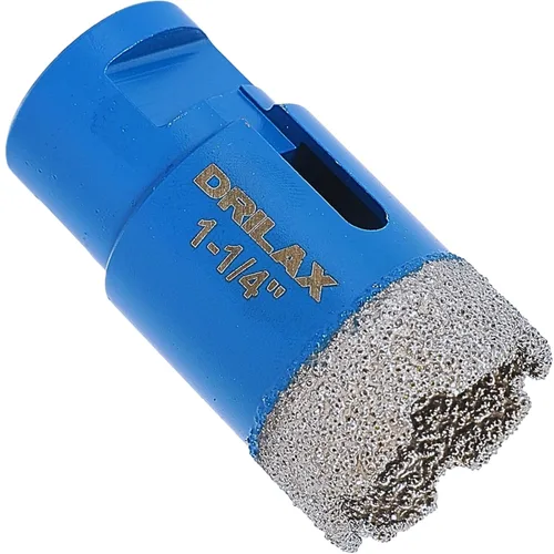 Miniatura 13 de Drilax Sierra perforadora de diamante de 1-1/2 pulgadas para amoladora angular, rosca de 5/8"-11, hormigón de porcelana de cuarzo de granito