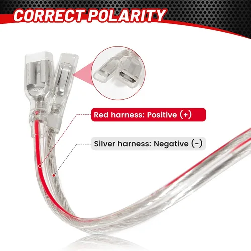 Miniatura 3 de RED WOLF Conector de arnés de cableado para altavoz de puerta de automóvil para Ford F150 Escape Focus Bronco Mustang Mazda 2 6 CX5 2011-2021