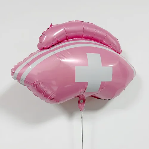 Miniatura 7 de 3 globos rosados con gorro de enfermera/decoraciones de fiesta de enfermera/decoraciones de graduación de enfermera/suministros de fiesta