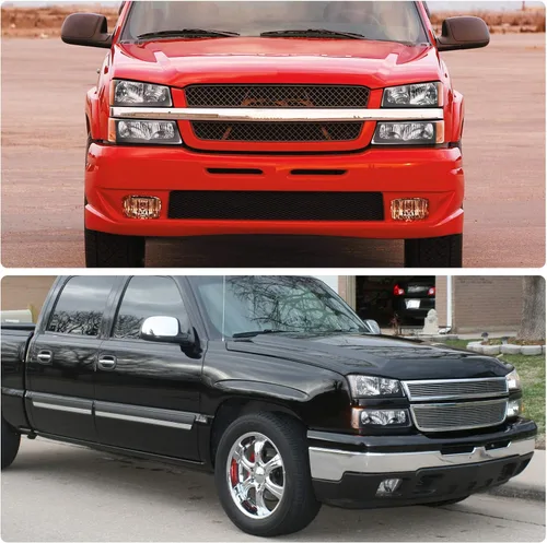 Miniatura 6 de DWVO Conjunto de faros delanteros compatible con Chevy Silverado Avalanche 1500 1500HD 2500 2500HD 3500 Faro 2007 Silverado 1500 2500 3500 Carcasa
