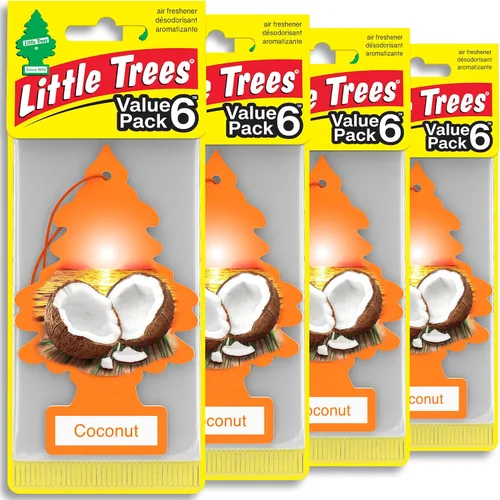 Miniatura 18 de Little Trees - Ambientador de árbol colgante que proporciona un aroma de larga duración para tu hogar o tu auto. Aroma Bayside Breeze, 24