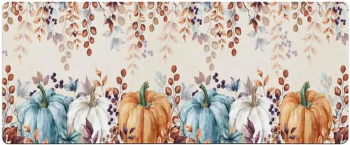 Miniatura 7 de Alfombra de baño elegante con diseño de calabaza para bañera, antideslizante, de secado rápido y absorbente, de tierra de diatomeas, para fregadero