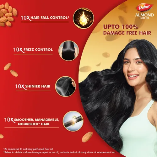 Miniatura 6 de Dabur Aceite para el cabello de almendras 16.9 fl oz