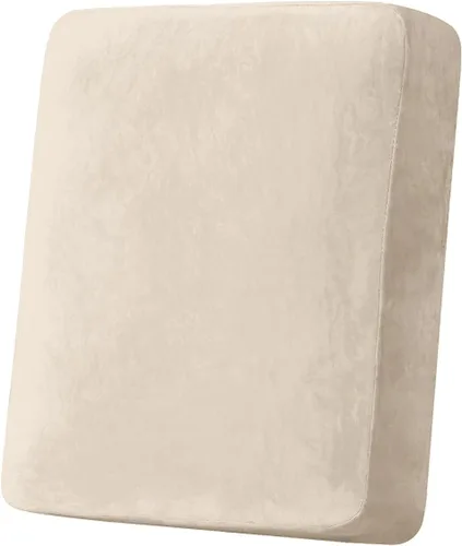 Funda para Sofá de Terciopelo Elástico Funda de Cojín de Sofá 1 Pieza - Funda Deslizable Elástica Lavable para Asiento o Respaldo, Fundas de Asiento