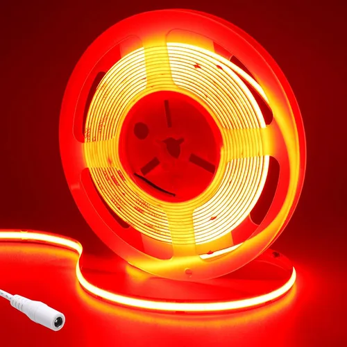 Miniatura 17 de Tira de Luces LED COB de 49.2 pies/15M CC 24V Blanco Frío 6000K 5760LEDs CRI 93+ 11000lm Brillo Uniforme IP20 No Impermeable Luces de Cinta LED