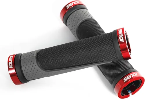 Miniatura 4 de Puños de bicicleta ligeros de 5.118 in y 3.543 in, manillar de 0.874 in, antideslizantes, adecuados para bicicletas de montaña y BMX de múltiples