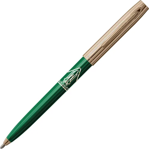 Miniatura 5 de Fisher Bolígrafo espacial negro y dorado con impresión Cap-O-Matic, bolígrafo presurizado, escribe boca abajo y en temperaturas extremas, tinta