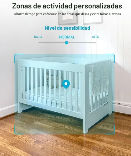 Miniatura 5 de blurams Cámaras 5G para seguridad en el hogar, cámara 2K para mascotas con aplicación de teléfono, cámara interior PTZ de 360° con WiFi de doble