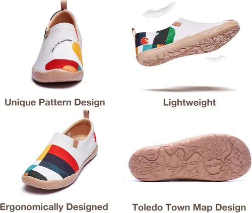 Miniatura 6 de UIN - Zapatos de viaje de lona pintada para mujer