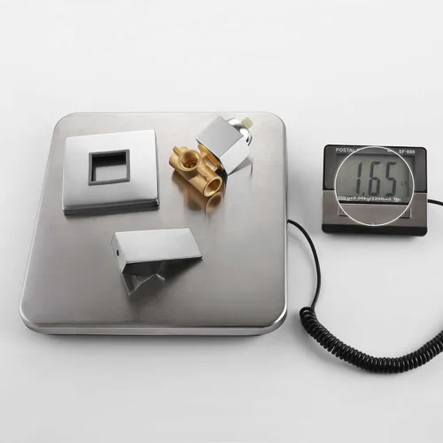 Miniatura 8 de SKOWLL Kit de válvula de ducha para montaje en pared, kit de válvula mezcladora de ducha de cuerpo de latón, kit de válvulas de control de un solo