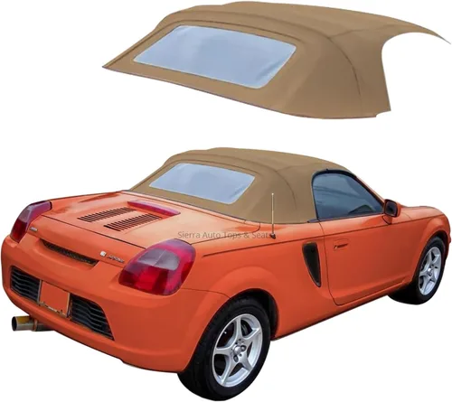 Miniatura 6 de Sierra Auto Tops Convertible Top Reemplazo para Toyota MR2 Sypder 2000-2007, vinilo Cabrio, negro