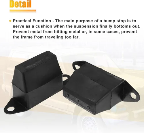 Miniatura 3 de Unifizz 2 unids 3 '' suspensión trasera bump stop Leaf Spring Jounce reemplazar 52004297 para Je-e-p XJ Cherokee 1987-2001 para J-ee-p M-J Comanche