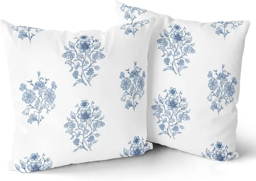 Miniatura 17 de Giwawa Little Adventure - Funda de almohada decorativa cuadrada de 16 x 16 pulgadas, color azul marino, diseño de flecha, fogata, oso, bosque
