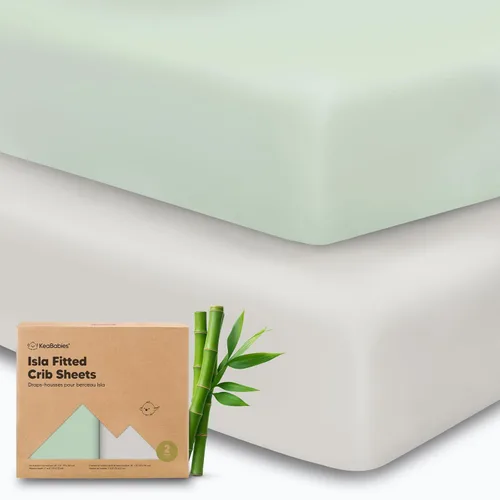 Miniatura 29 de KeaBabies Paquete de 2 sábanas de cuna para bebé, para niño y niña - 52x28 Fibra viscosa derivada del bambú, sábana para cama de niño pequeño