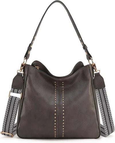 Miniatura 15 de Montana West - Bolsas hobo medianas para mujer, con asa superior, bandolera, bolso cruzado, bolsa de mano tipo cubo