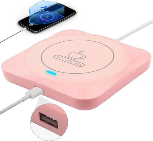 Miniatura 8 de CALENTADOR DE TAZAS DE CAFÉ, Calentador de Tazas de Café Inteligente USB con Activación/Desactivación Automática por Presión, Accesorios de Café