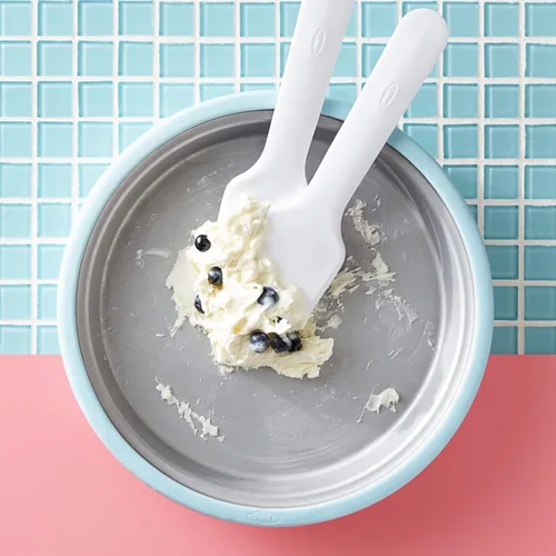Miniatura 3 de Chef'n 5255870 Máquina de helados Sweet Spot, incluye libro de recetas, brillo azul