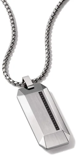 Miniatura 6 de Bulova Jewelry Men's Precisionist Diamond Pendant Necklace with Box Chain