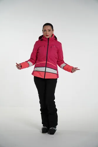 Miniatura 4 de DIEL SPORT SIMONA - Chaqueta de esquí cálida para mujer abrigo de nieve con capucha impermeable resistente al viento aislante transpirable