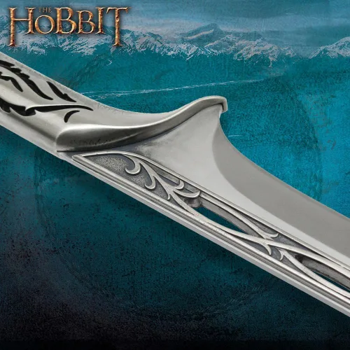 Miniatura 4 de United Cutlery UC3042 Espada de Thranduil 'The Hobbit' Producto oficial Pantalla de pared de madera Certificado de autenticidad 41 7/8