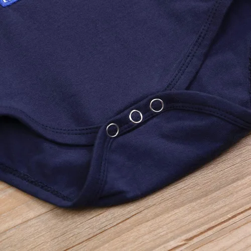 Miniatura 7 de Mameluco de manga larga para bebé niño, para primer cumpleaños, a cuadros, cuello alto