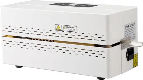 Miniatura 9 de VEVOR Máquina de sellado continuo, ancho de sello de 0.32-0.47 pulgadas, sellador automático de banda continua con control digital de temperatura
