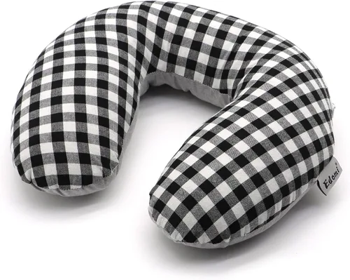 Miniatura 14 de Almohada de cuello de trigo sarraceno para dormir, almohada en forma de U, almohada de enfriamiento para dormir cervical de viaje, soporte