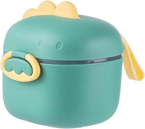 Toddmomy Dispensador de fórmula Caja de leche en polvo con cuchara Contenedor portátil de alimentos para bebés de 4.33 x 4.13 x 3.34 pulgadas,