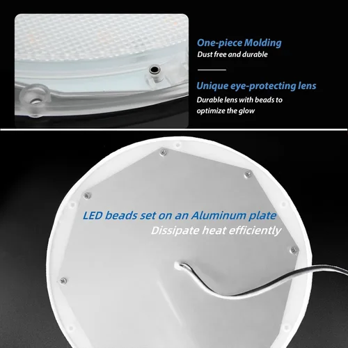 Miniatura 3 de Lámpara de techo Dream Lighting, de luz LED, ópalo, 8.5 pulgada