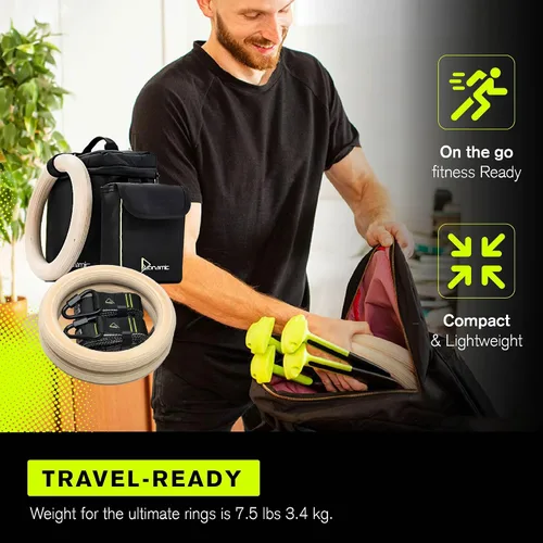 Miniatura 4 de Duonamic Eleviia: Portable Doorway Pull-Up Bar – Lightweight, Travel-Ready, 250 lb Capacity