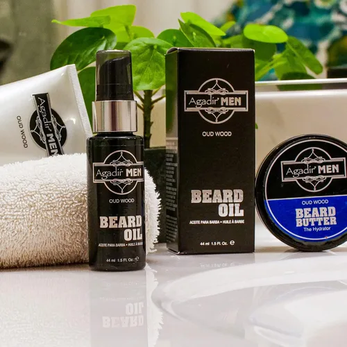 Miniatura 8 de AGADIR Aceite para barba de madera Oud, 1.5 onzas líquidas