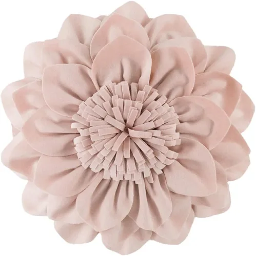 Miniatura 16 de OiseauVoler Cojín decorativo redondo de flores 3D, cojín hecho a mano con inserto para sofá, cama, decoración del hogar, 12 pulgadas, azul