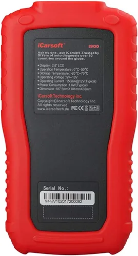 Miniatura 3 de iCarsoft i900 General Motors Gm Obd2 Car Truck Escáner de diagnóstico Herramienta de reset Borrar código de falla