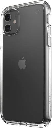 Miniatura 2 de Speck Funda transparente para iPhone 11, protección contra caídas, antiamarilleo, antidecoloración, delgada, transparente, absorbente de golpes