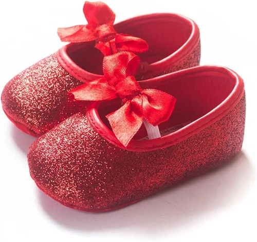 Miniatura 5 de Mocasines para bebé de princesa brillante Mary Jane vestidos zapatos de primera calidad ligeros suela suave zapatos para cuna zapatos para niños