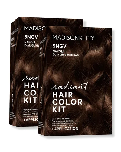 Miniatura 79 de Madison Reed - Kit de color de cabello radiante, tinte permanente para el cabello, 100 % cobertura de canas, sin amoníaco, castaño Catania 5NGM