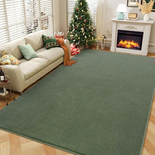 Miniatura 54 de Amearea Alfombras modernas para dormitorio, sala de estar, alfombra de espuma viscoelástica gruesa de 4 x 6 pies, alfombra de espuma viscoelástica