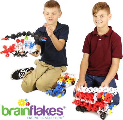 Miniatura 7 de Brain Flakes Kit de construcción 3 en 1 con instrucciones detalladas paso a paso (idioma español no garantizado) – 580 piezas para construir los 3