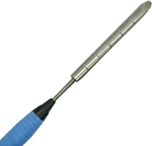 Miniatura 3 de DYNWAVE Bádminton Trainer - Raqueta de bádminton Swing Trainer Pole Práctica de acero inoxidable Bloque de peso Varilla de Bádminton Raqueta