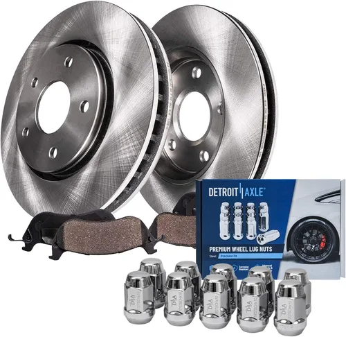 Miniatura 53 de Detroit Axle - Rotores de freno para Ford Mustang 2015 2016 2017 2018 2019 2020 2021 2022 2023 Rotores de freno de disco 2016 2017 2018 2019