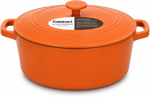 Miniatura 25 de Cuisinart Chef's Classic - Cacerola cubierta de hierro fundido esmaltado, redonda (Rojo Cardinal, 5 cuartos)