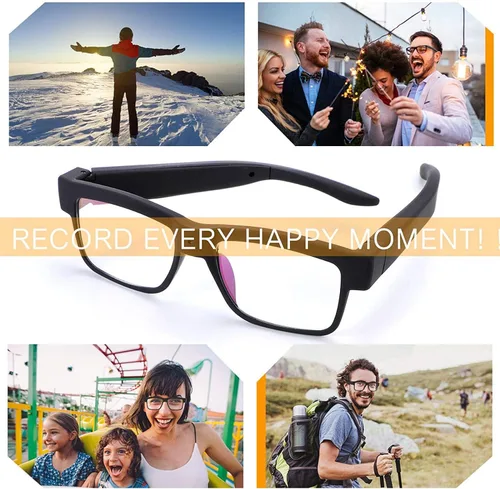 Miniatura 6 de Gafas inteligentes para exteriores, gafas deportivas, grabación, motociclismo, escenario, tarjeta de memoria incorporada de 32G